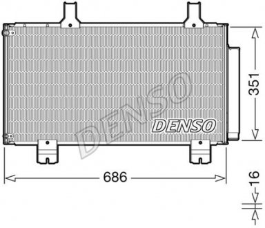 Радиатор кондиціонера honda Denso DCN40028 (фото 1)