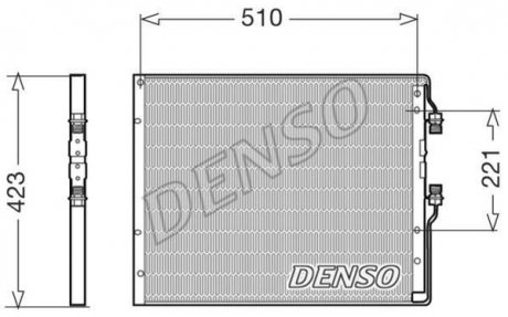 Радиатор кондиціонера iveco Denso DCN12101 (фото 1)