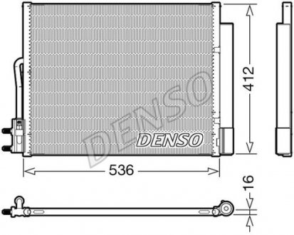 Радіатор кондиціонера Opel Denso DCN20043 (фото 1)