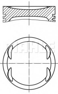 Поршень Mahle 030 99 00 (фото 1)