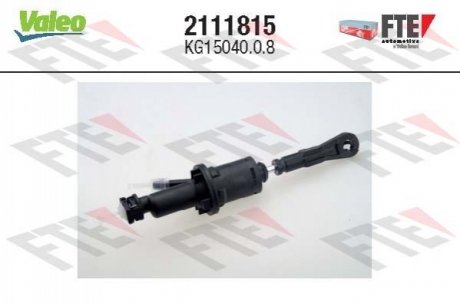 Циліндр зчеплення головний CITROEN/PEUGEOT Valeo ="2111815" (фото 1)