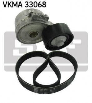 Комплект поліклиновий (ремінь+ролики) SKF VKMA 33068 (фото 1)