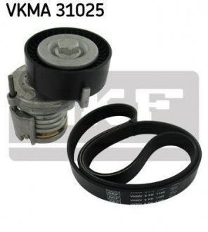 Комплект поліклиновий (ремінь+ролики) SKF VKMA 31025 (фото 1)