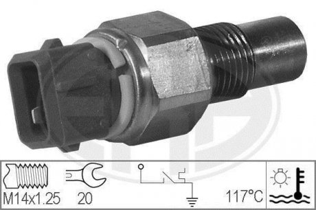 Датчик температури охолоджуючої рідини ERA 330160 (фото 1)