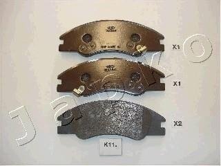 Комплект тормозных колодок, дисковый тормоз JAPKO 50K11 (фото 1)