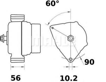 Генератор deutz Mahle MG 29 (фото 1)