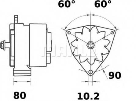 Генератор Mahle MG 460 (фото 1)