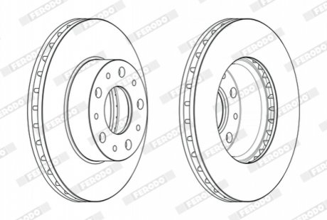 Диск гальмівний Ferodo DDF2659 (фото 1)