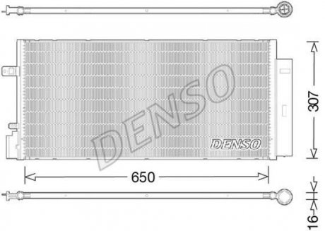 Радиатор кондиціонера opel Denso DCN20024 (фото 1)