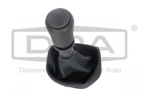 Чехол кулисы (чорний) с ручкой переключения (черн 5ступ) без рамки VW T6 (15-) DPA 77111642802 (фото 1)