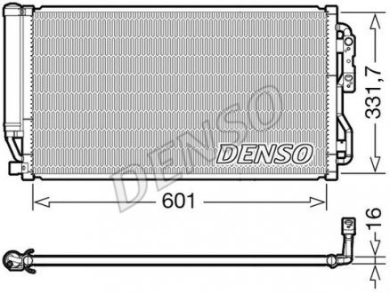 Радиатор кондиціонера bmw Denso DCN05035 (фото 1)