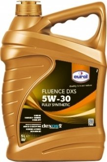 5л Fluence DXS 5W-30 Масло синт. API SM/CF, ACEA C3 A3/B4, GM Dexos 2, VW502.00/505.00/505.01, MB229.31/229.51, BMW LL-01/LL-04, Ford M2C-917A, GM-LL-A-025/B-025 Eurol 012401 (фото 1)