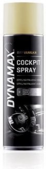 Засіб для полірування та захисту приладових панелей (ваніль)DXI1 COCKPIT SPRAY VANILLA (500ML) Dynamax 606137 (фото 1)