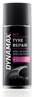 Средство для аварийного ремонта шин dxt1 tyre repair (400ml) Dynamax 606142 (фото 1)