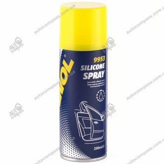 Силіконове водовідштовхуюче мастило9963 / Silicone Spray Antistatisch 0,45л MANNOL 9963 (фото 1)