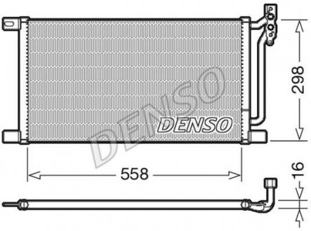 Радіатор кондиціонера Bmw Denso DCN05020 (фото 1)