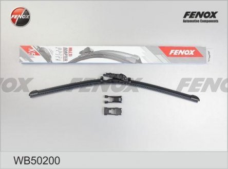 Щітка склоочисника 500 мм-20 безкаркасна 5 в 1 FENOX WB50200 (фото 1)