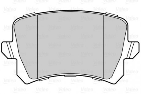 Гальмівні колодки дискові VAG A6/Q3/Passat/Sharan/Tiguan "1,4-3,6 "R "05-18 Valeo 302258 (фото 1)