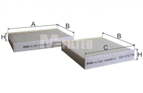 Фільтр салона M-Filter K90582 (фото 1)