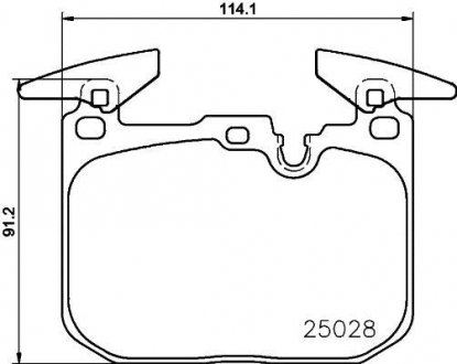 Гальмівні колодки дискові BREMBO P06 096 (фото 1)