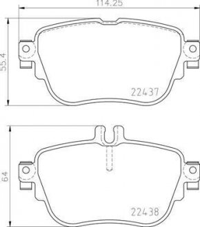 Гальмівні колодки дискові BREMBO P50 136 (фото 1)