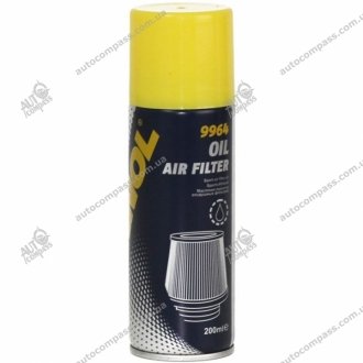 Масляная пропитка для воздушных фильтров нулевого сопротивления Air filte MANNOL 9964 (фото 1)