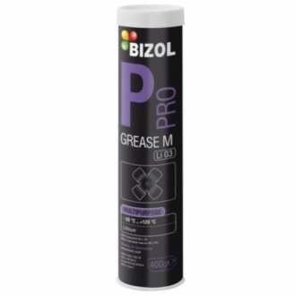 Смазка літієве з графітом Pro Grease M Li 03 / 400 г. / Bizol B32050 (фото 1)