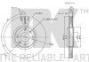 Диск гальмівний передній вентилируемый Citroen C4 PICASSO 2008-2014 NK 201938 (фото 3)