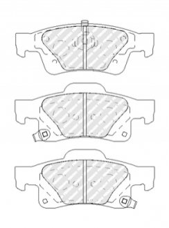 Колодки гальмівні дискові Ferodo FDB4819 (фото 1)
