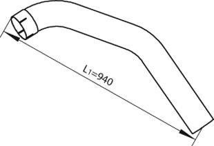 Деталь вихлопної системи DINEX 49227