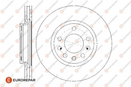 ДИСКИ ГАЛЬМ?ВН? EUROREPAR 1676009680 (фото 1)