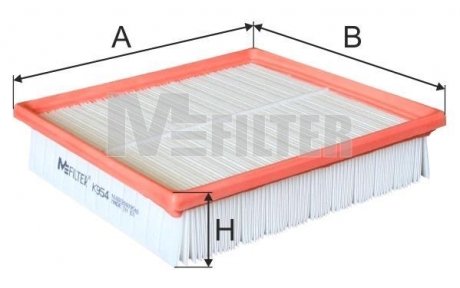 Повітряний фільтр M-Filter K954 (фото 1)