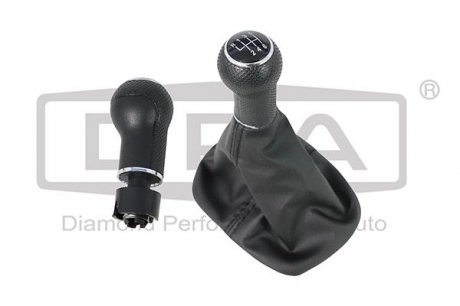 Ручка КПП с пыльником чорний 6 ступ VW BORA (99-02),GOLF (98-06)/Seat Leon (00-0 DPA 77111640802 (фото 1)