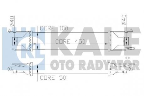 Інтеркулер Opel Corsa D KALE OTO RADYATOR 348400 (фото 1)