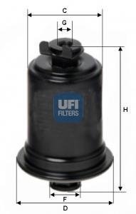 Фiльтр паливний UFI 3160500 (фото 1)