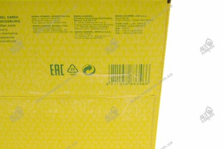 Фільтр повітряний MANN C 16 114/2 X