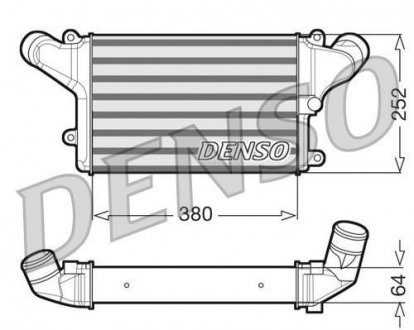 Интеркулер Caterpillar Denso DIT45003 (фото 1)