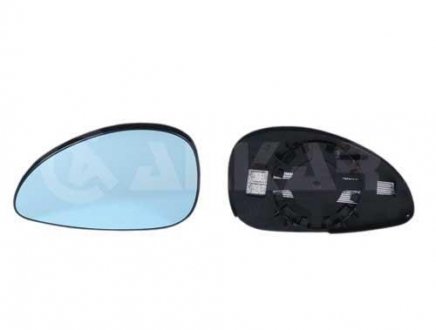 Вкладиш дзеркала лівий, випуклий голубе, + обогрів ALKAR 6 431 855