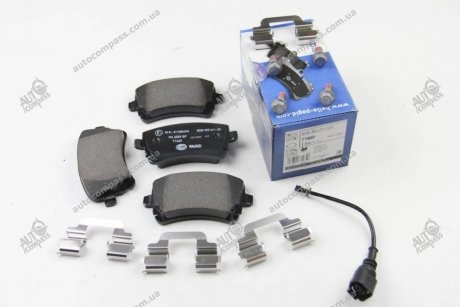 Комплект тормозных колодок, дисковый тормоз BEHR-HELLA 8DB 355 011-531 (фото 1)