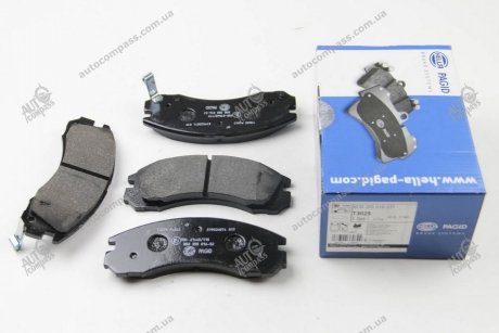 Комплект тормозных колодок, дисковый тормоз BEHR-HELLA 8DB 355 016-531