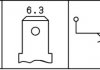 Датчик тиску масла 0,9 bar VW (серый) BEHR-HELLA 6ZL 003 259-481 (фото 2)