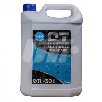 Антифриз QT MEG STANDARD -30 G11 синий 5кг Qt-oil QT553305