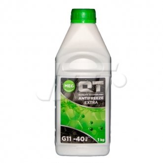 Антифриз QT MEG EXTRA -40 G11 зеленый 1кг Qt-oil QT562401 (фото 1)