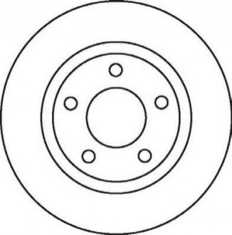 Гальмівний диск передній VW Passat / Audi A4 / A8 / Seat Exeo Jurid 562060JC (фото 1)