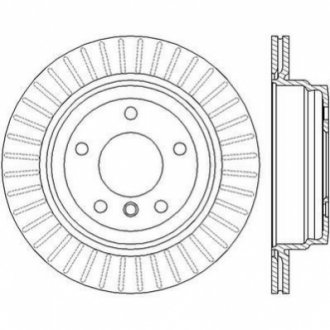 Гальмівний диск задній BMW 1-Series, 3- Series, X1 (2006->) Jurid 562442JC (фото 1)