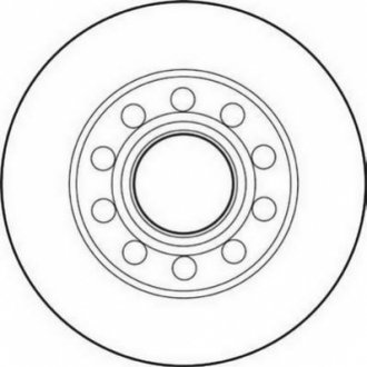 Гальмівний диск задній AUDI A4 SEAT EXEO Jurid 562192JC (фото 1)