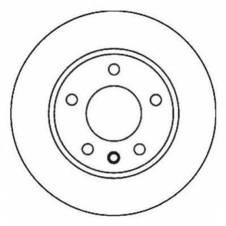 Гальмівний диск задній BMW 5-Series / Alpina B10 Jurid 562036JC (фото 1)