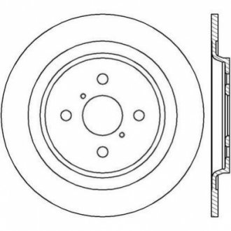 Гальмівний диск Toyota Yaris (P9) (P13) Jurid 562422JC (фото 1)