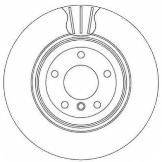 Гальмівний диск задній BMW 3-Series / X1 Jurid 562334JC (фото 1)