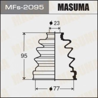Пыльник ШРУСа зовнішній(силікон) Mazda 3 (03-08) Masuma MFS2095 (фото 1)